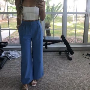 Tailored Wide Leg trouser pant Abercrombie